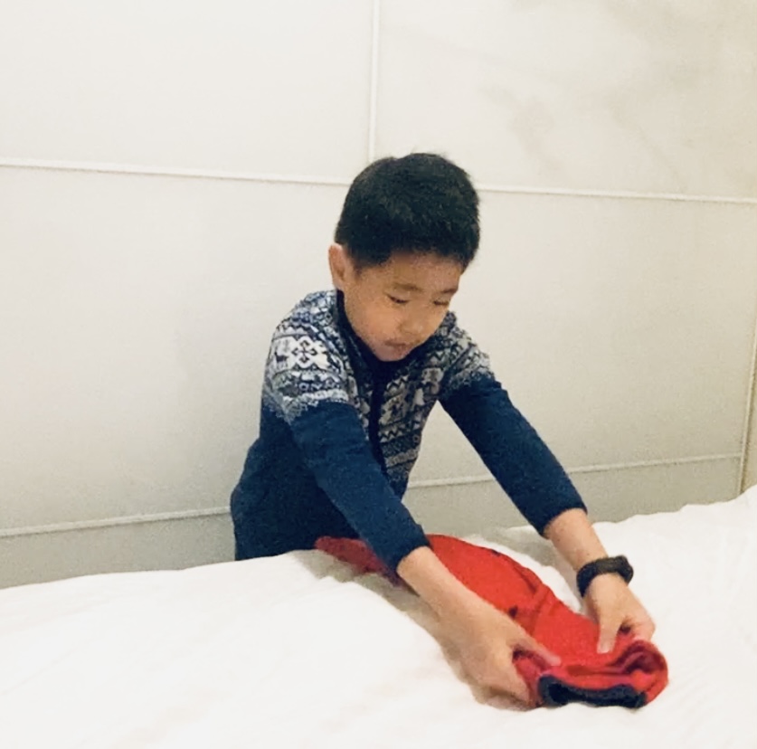 剛開始時，孩子可能做得不夠好，給他多點時間